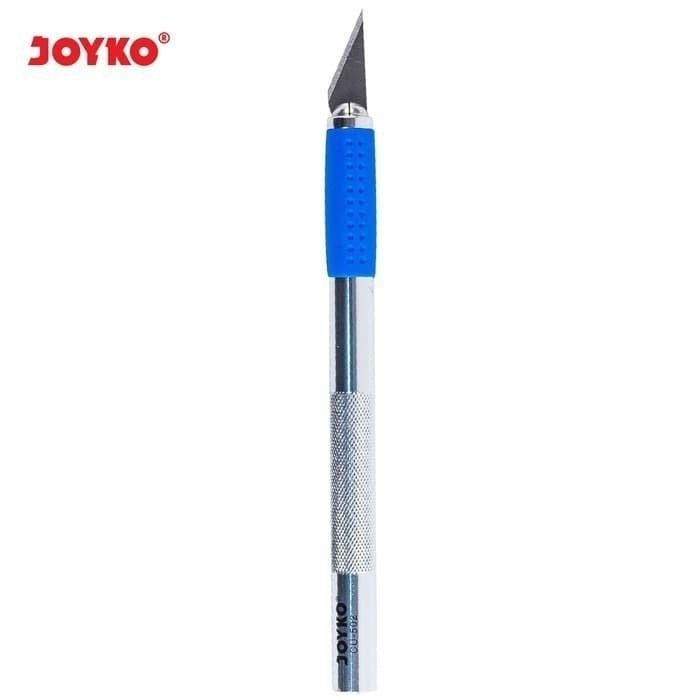 

CRAFT PEN CUTTER KNIFE JOYKO CU-502 METAL + BONUS REFILL 10 BLADE KODE 672