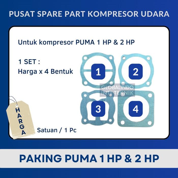 Expert Paking / Packing / Gasket Kompresor Angin PUMA 1 & 2 HP