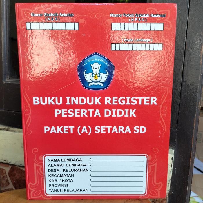 

Ready Buku Induk Register Peserta Didik Paket A setara SD