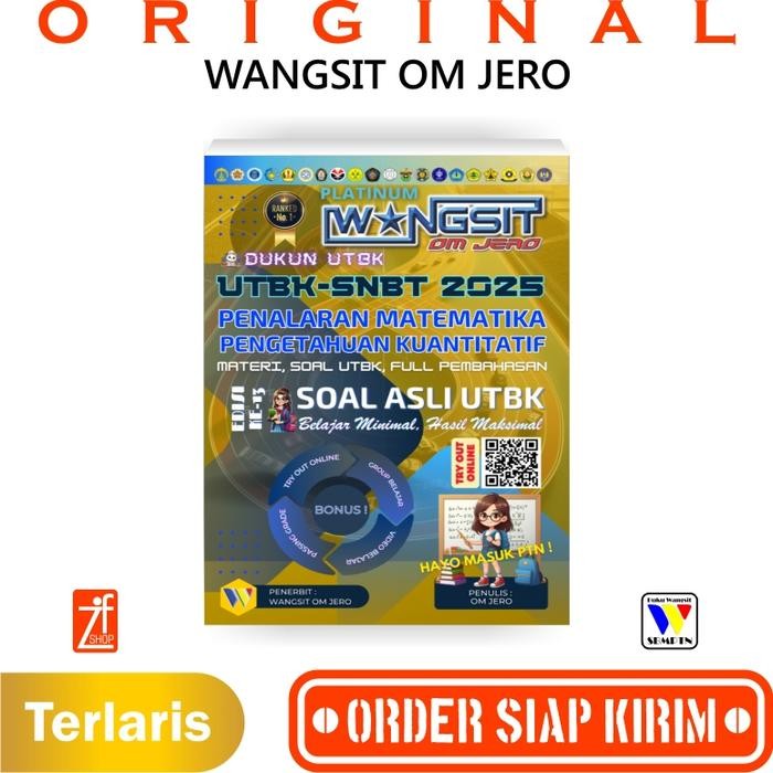 

Ready Buku Wangsit UTBK SNBT 2025 / Buku Skolastik UTBK SNBT PENALARAN MATEMATIKA & PENGETAHUAN