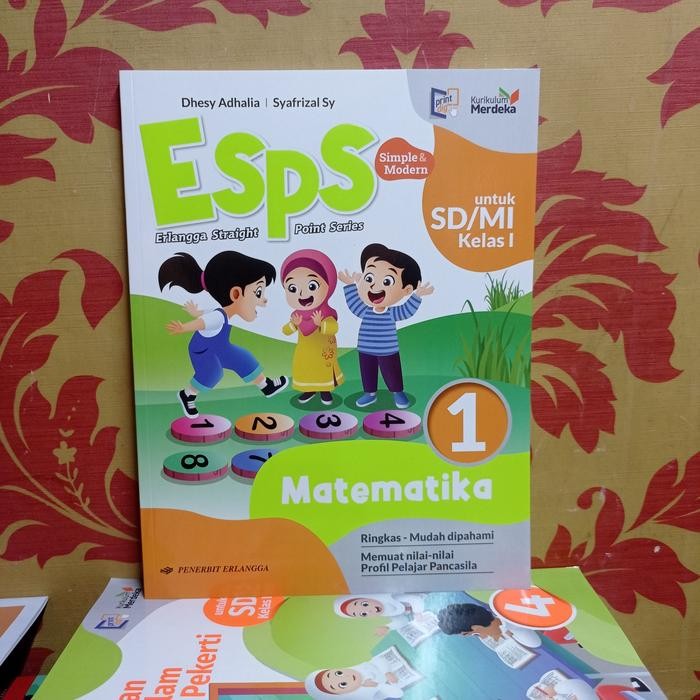 

Ready Buku SD ESPS Matematika Kelas 1 SD / MI Kurikulum Merdeka Erlangga