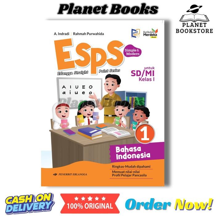

Ready BUKU SD REVISI ESPS BAHASA INDONESIA ERLANGGA KELAS 1,2,3,4,5,6 SD/MI KURIKULUM MERDEKA REVISI