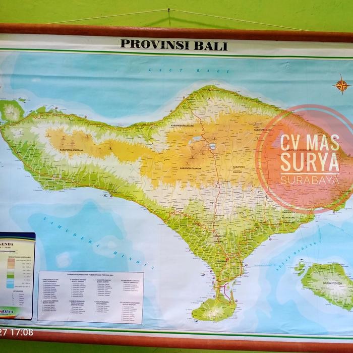 

Ready Peta Provinsi Bali Kecil Bingkai