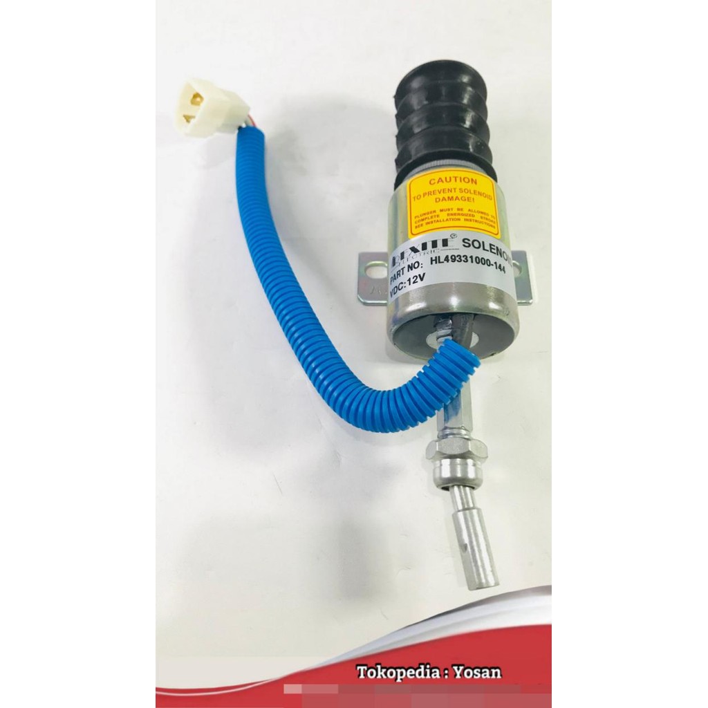 SELENOID SOLENOID HL49331000-144 12V UNIV UNTUK GENSET ALAT BERAT