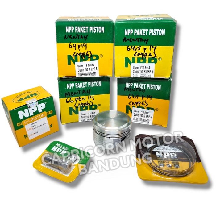 Piston Kit MENTAH CUSTOM 63.5 64 64.5 65 PEN 14 NPP6 NPP MENTAHAN