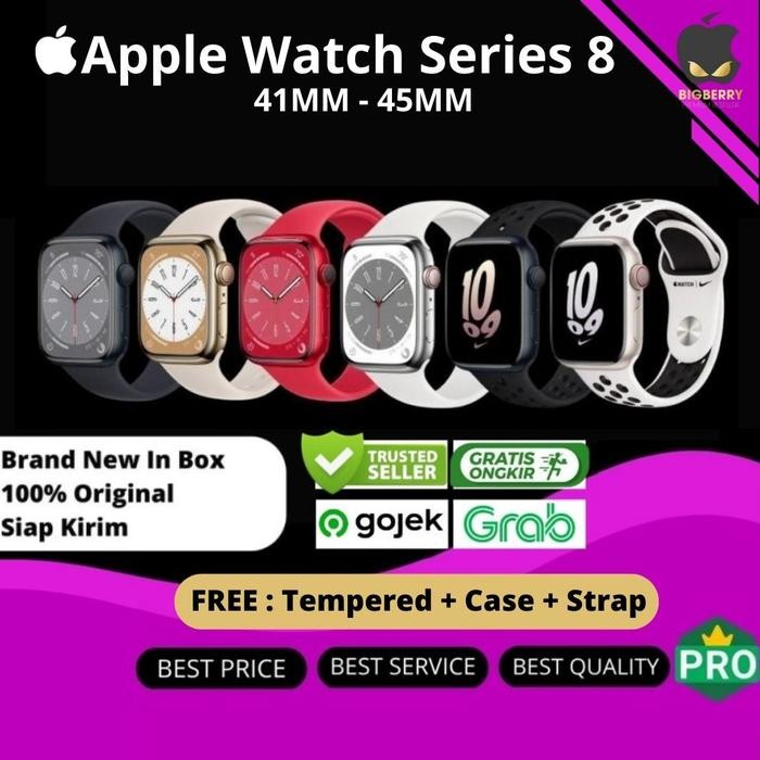 Apple Watch Series 8 2022 41mm 45mm Nike iWatch Midnight Starlight