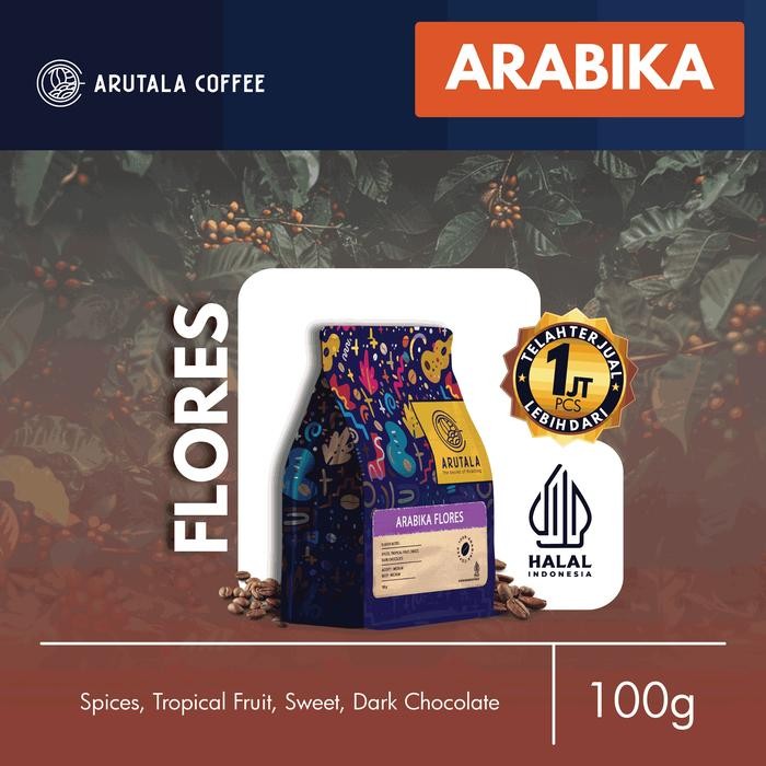 

ARUTALA KOPI FLORES BAJAWA ARABIKA ARABICA COFFEE 100 GRAM