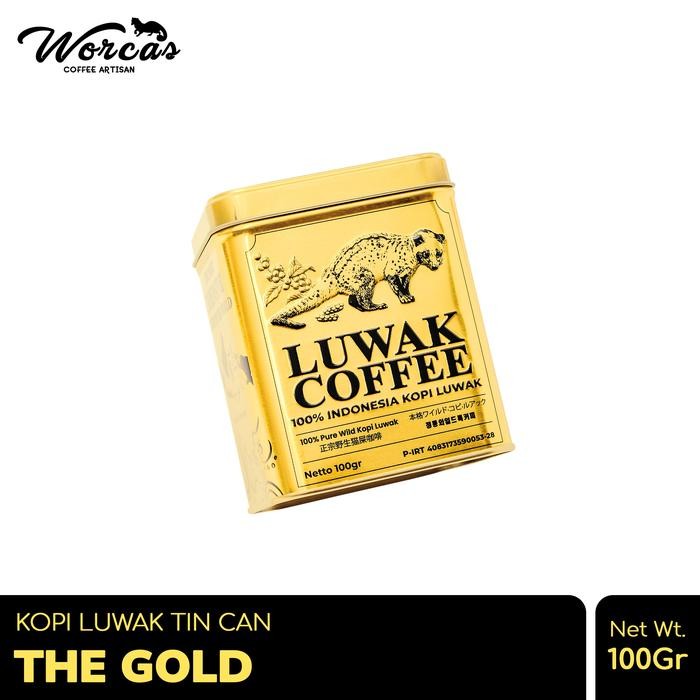 

WORCAS KOPI LUWAK GOLD 100GR TIN CAN