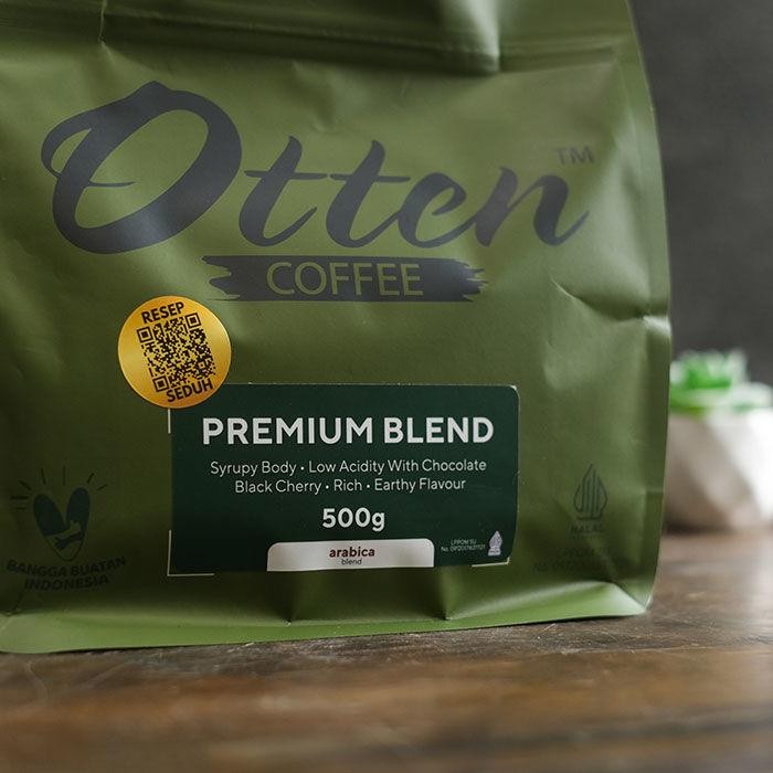 

PREMIUM ARABICA - KOPI HOUSE BLEND 500GR - COMMERCIAL BLEND - BIJI / BUBUK KOPI OTTEN COFFEE