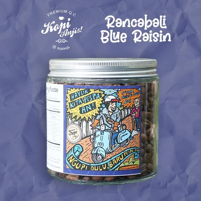 

BIJI KOPI ARABIKA RANCABALI BLUE RAISIN 200 GRAM - SPECIALTY ROAST BEANS (RANCABALI NATURAL)