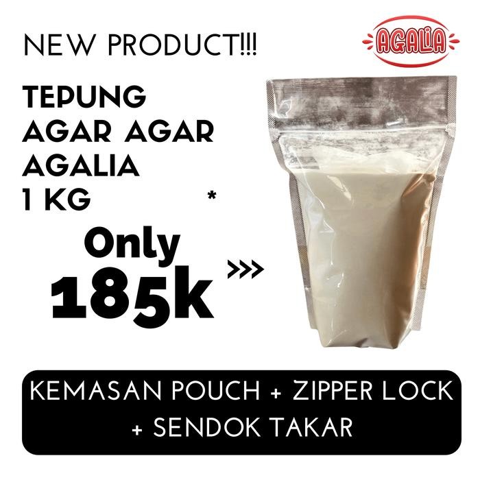 

FREShBgt- TEPUNG AGAR AGAR KILOAN - AGALIA 1KG *LEBIH HEMAT*
