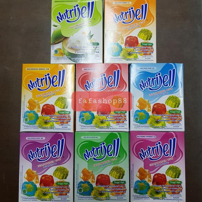 

FREShBgt- Nutrijell 15gr x 12 sachets