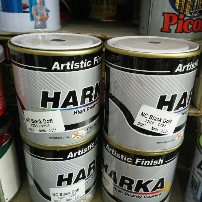 [Allthebest] Cat besi kayu. Cat Harka black doff. hitam dop