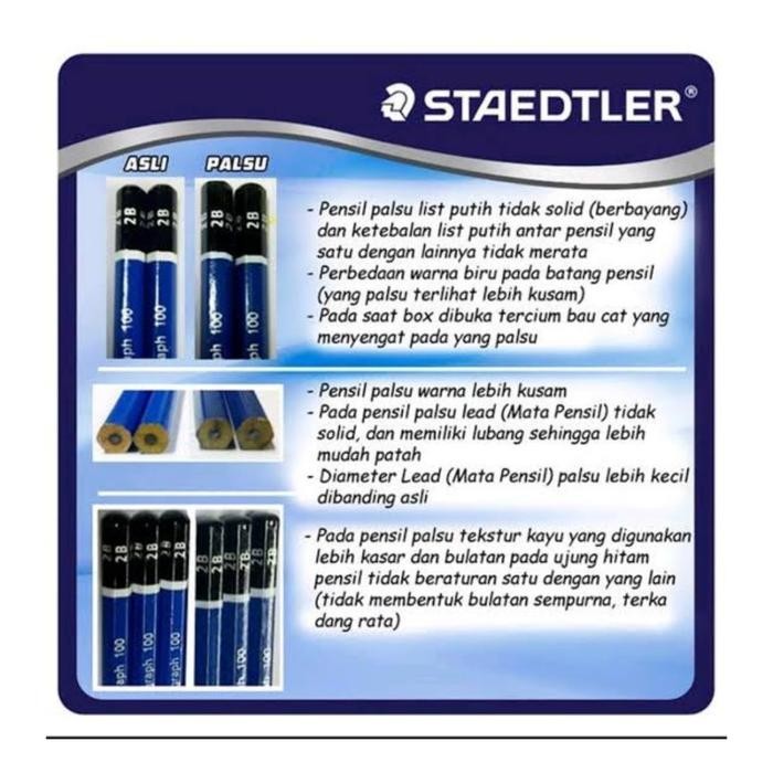 

Pensil 2B Staedtler/Pencil Komputer/Pensil Ujian Staedler 2B/Pencil 2B Stationery