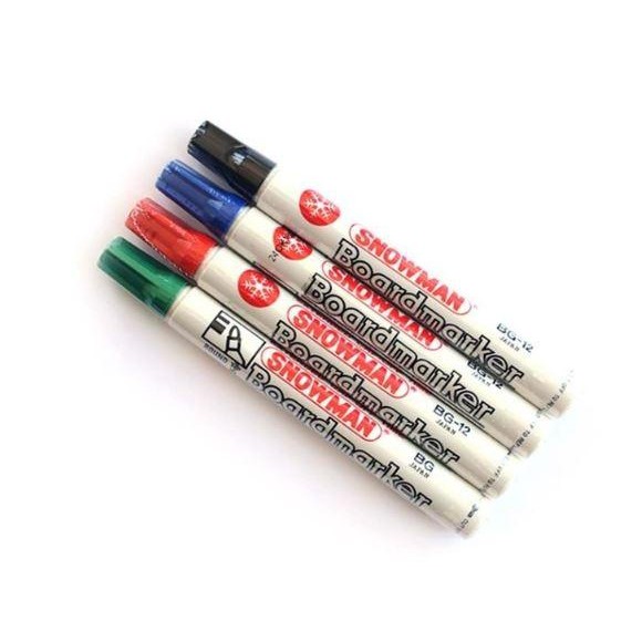 

(12pc) SPIDOL WHITEBOARD SNOWMAN BG 12 / SEPIDOL PAPAN TULIS ABG 12