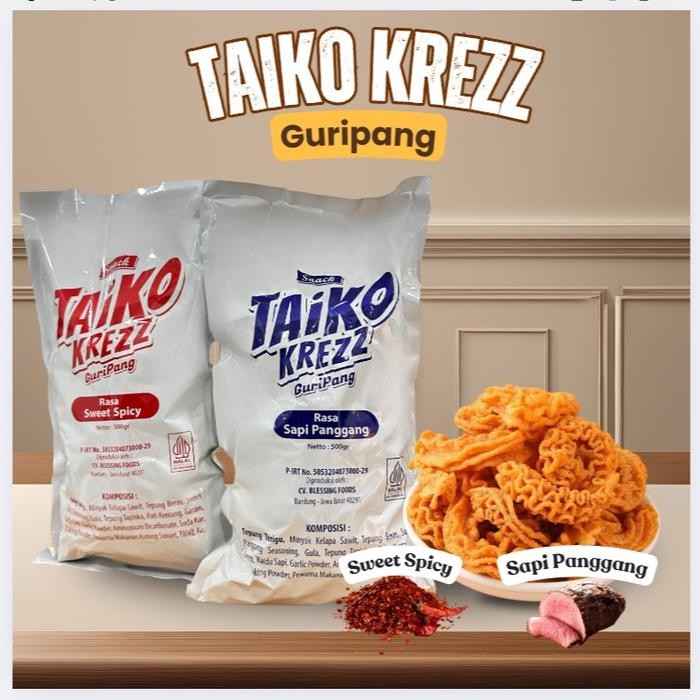 

laura.mart1 )taiko krezz Camilan ikan cumi kembang/Camilan murah/Hadiah makanan/Camilan higienis/Camilan