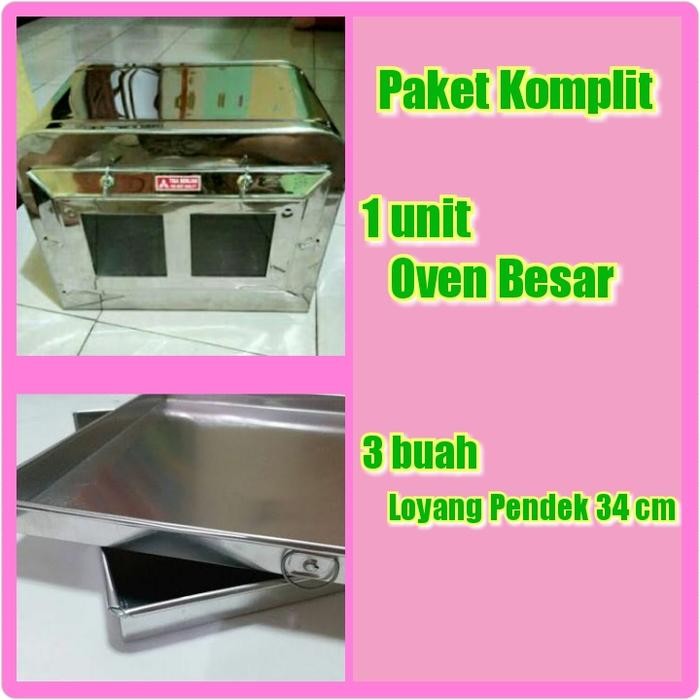 Khusus Gojek Paket Promo Oven Kompor Tangkring Stainless Besar