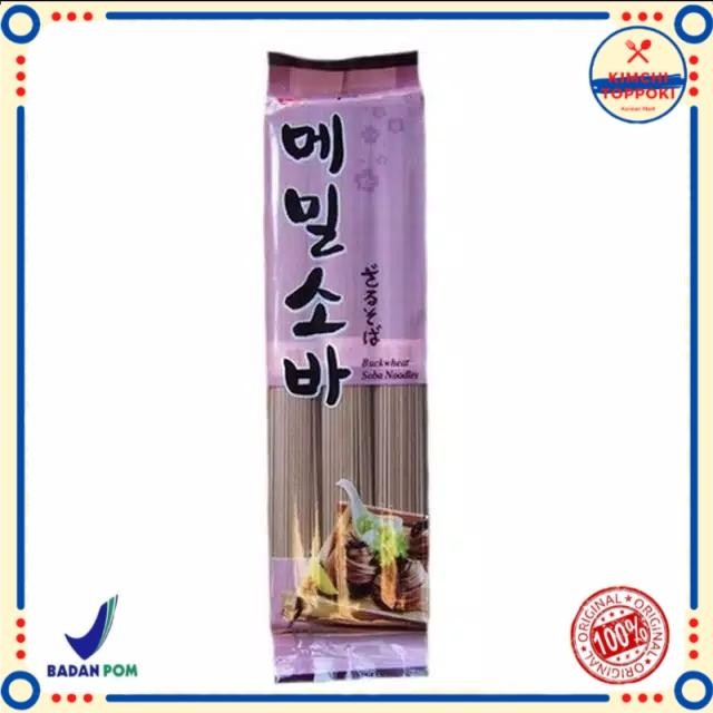 

Black Wheat / Buckwheat Soba Noodles - Sempio Soba Mie Soba Korea Gratis Ongkir