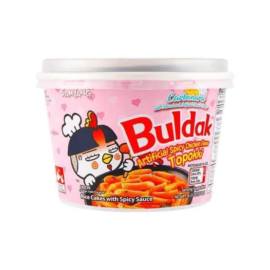 

Samyang Carbonara Buldak Spicy Tteokbokki Bowl Gratis Ongkir