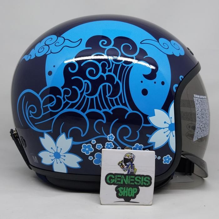 Helm MDS MAGNUM RETRO MOTIF Helm bogo MDS RETRO helm mds murah