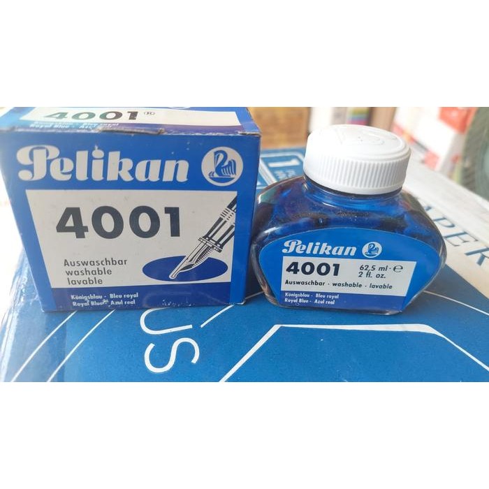 

TINTA FOUNTAIN / PULPEN PELIKAN 4001 ROYAL BLUE MADE IN GERMANY ORIGINAL MURAH