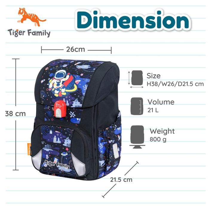 

JUMP TIGER FALY Ergonoc Bag Bapa Tas Ransel Sekolah Anak Untuk Kesehatan