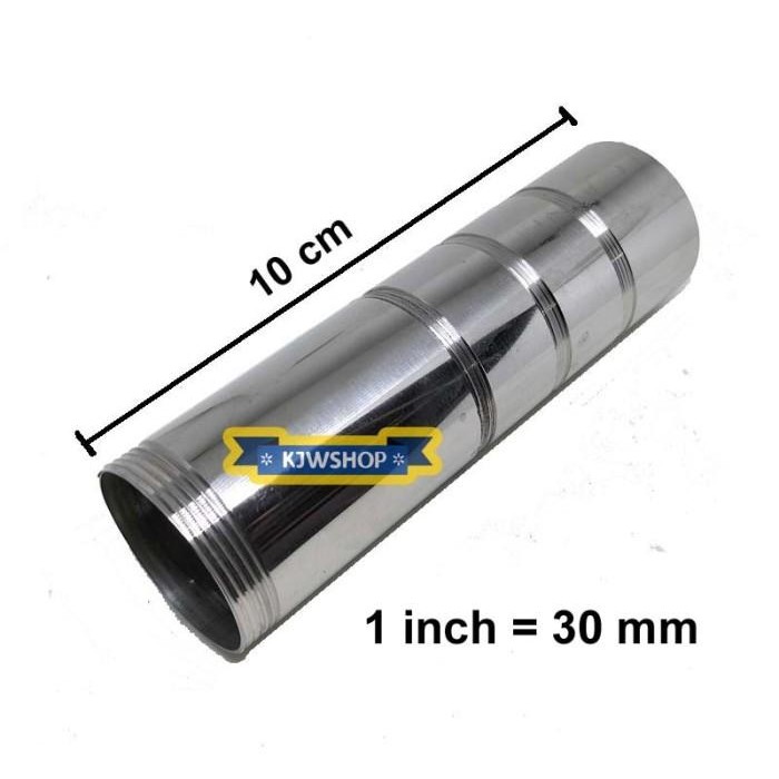 Pipa Sok Stenlis Panjang Long Sock Stainless 10 Cm 100 Mm Drat Luar