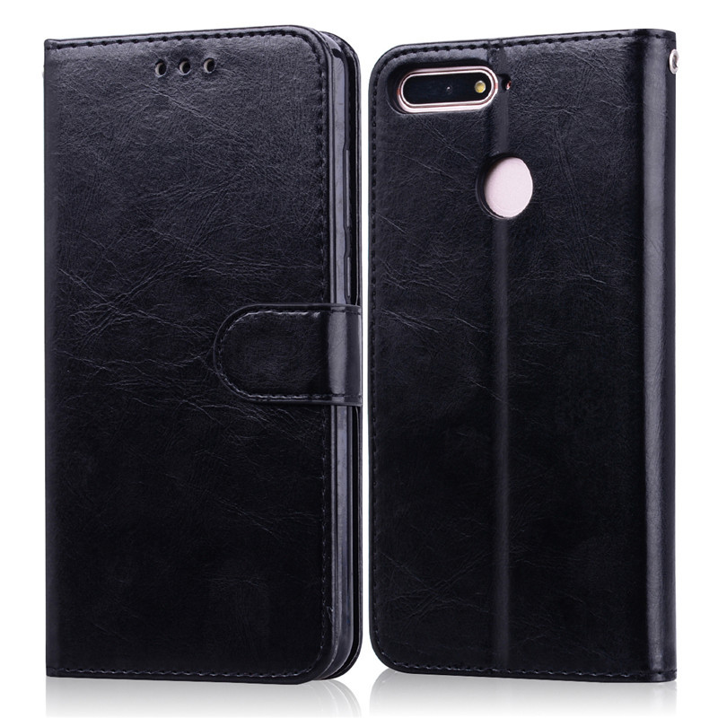 For Huawei Y6 2018 Case Flip Leather Wallet Case For Huawei Y6 Prime 2018 Flip Case For Huawei Y6