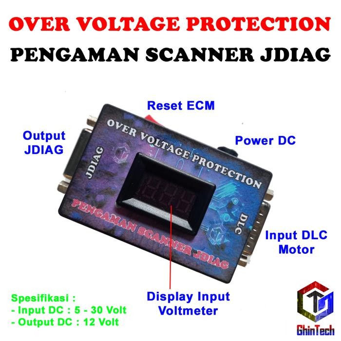 [Allthebest] JDiag M100 PRO Motor Scanner Function Diagnostic Tool ECU Injeksi