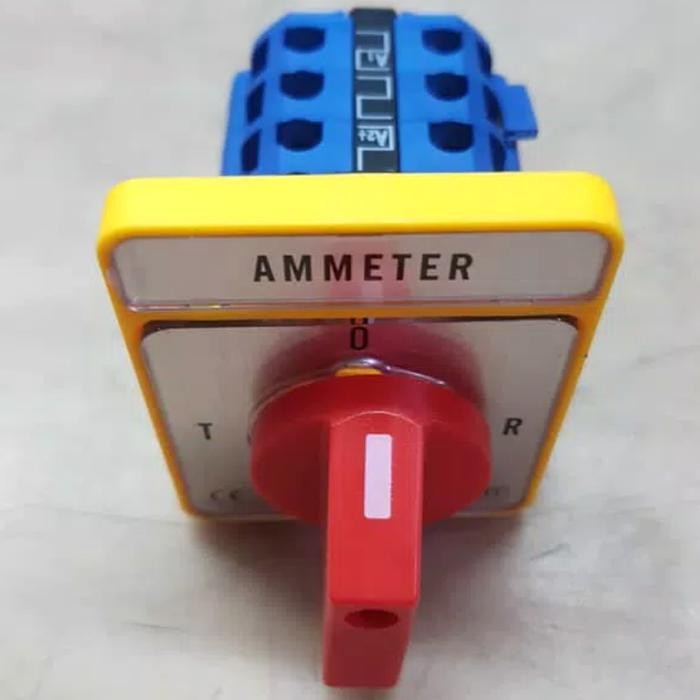Ampere Selector Switch 4 posisi 0-R-S-T SFT20-4 FORT