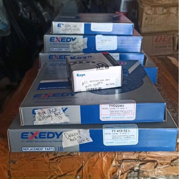 Kopling Set Paket Daikin Exedy Toyota Avanza 1.3, Daihatsu Xenia 1.3 100% Asli Exedy Daikin