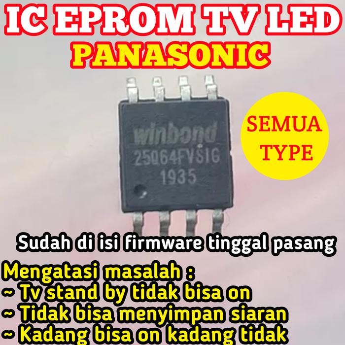 ic eprom TV LED PANASONIC siap pakai
