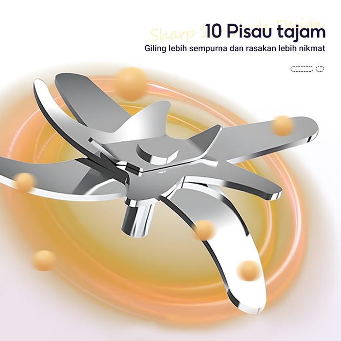 ALLTOU Mesin Susu Kedelai 1200ML Soya Bean Machines Soy Milk Maker Multifungsi Mesin Susu Blender