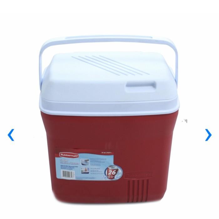 RUBBERMAID COOLER BOX 19 LITER VICTORY COOLER BOX 19L MERAH Kode 482