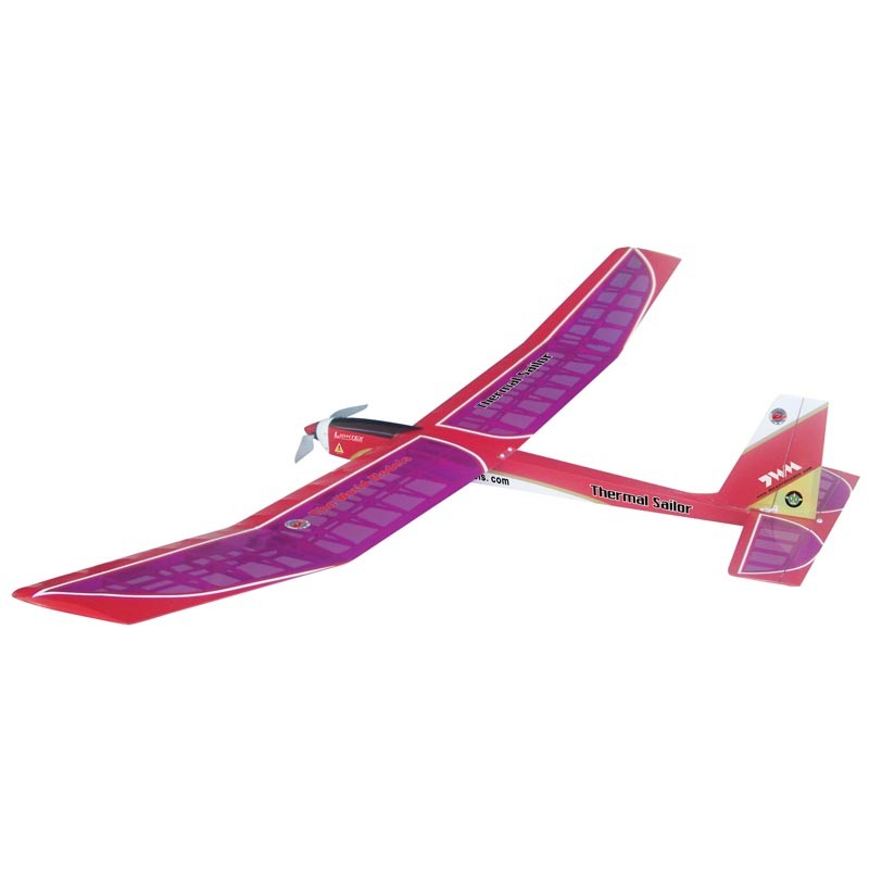 The World Models Rc Glider Balsa Plane 2300Mm Wingspan Thermal Sailor Kit With 550 Brushed Motor