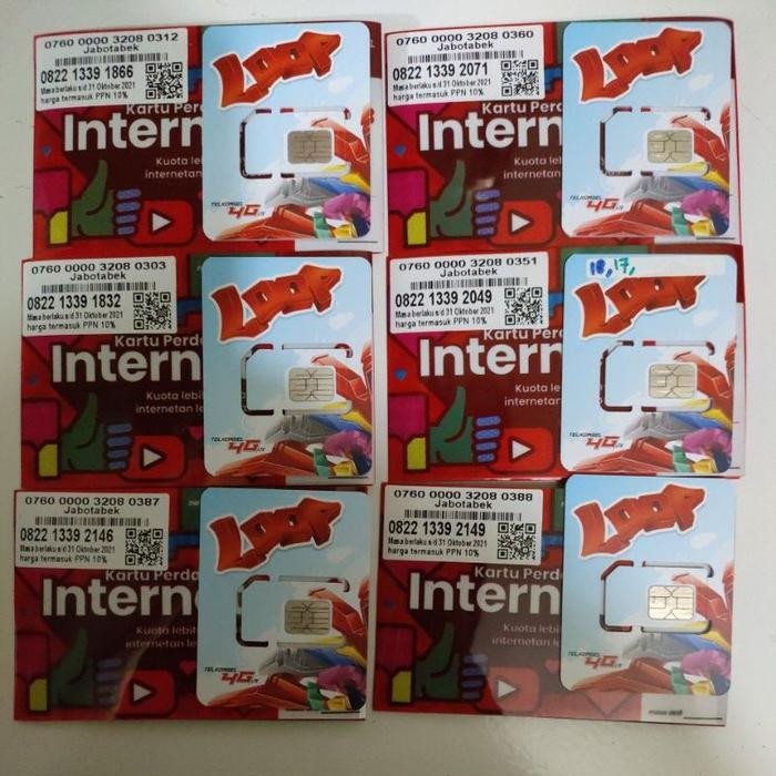 (Allthebest) kartu perdana telkomsel loop kartu loop sakti'combo