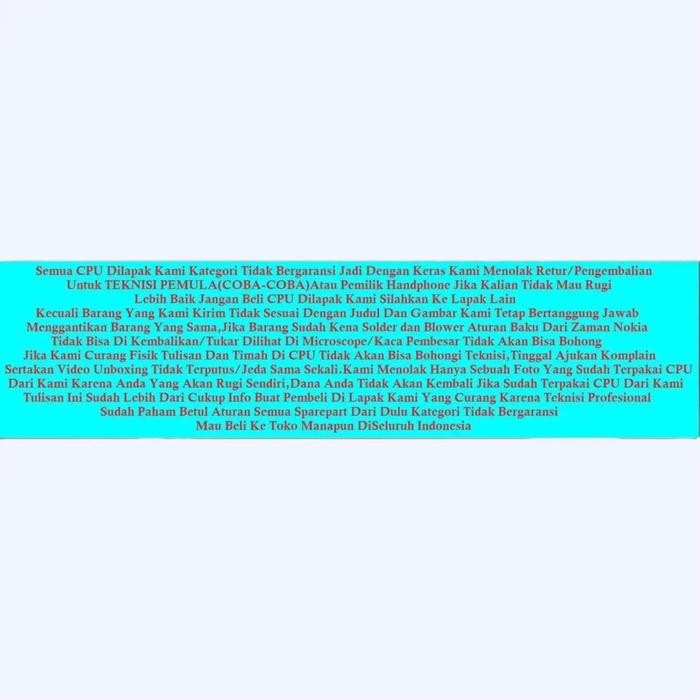 IC CPU MT6769V-CZ REDMI NOTE 9 MT 6769V ORIGINAL TESTED