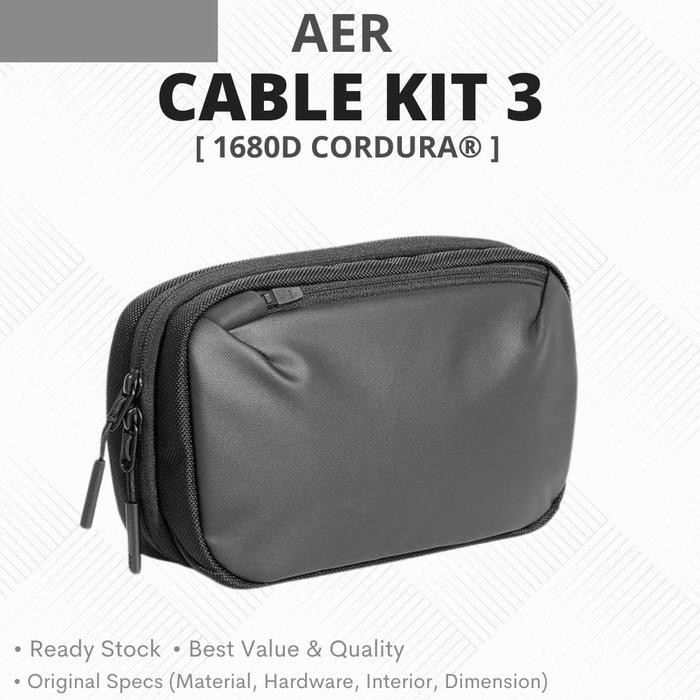 AER Cable Kit 3 / Cordura 1680D - uch Gadget Organizer
