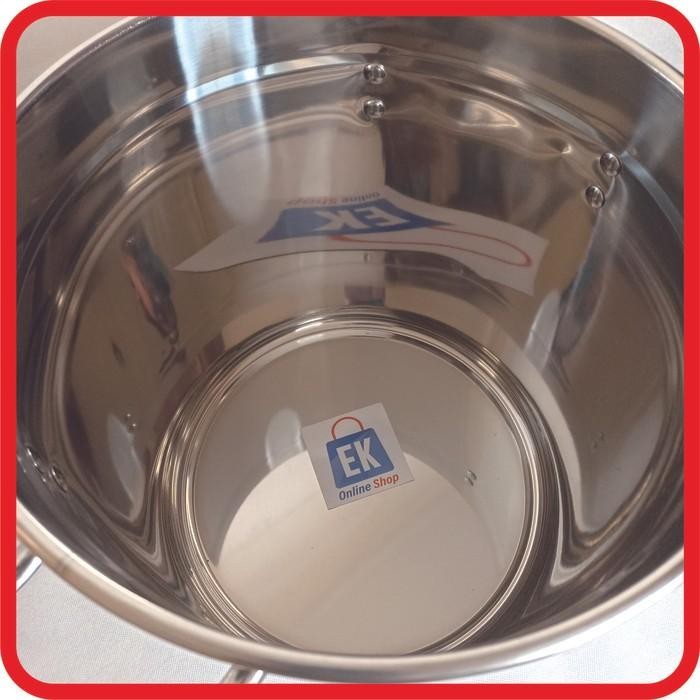 Panci Stainless 40cm Kimitsu Dandang Stainless Steel Panci Stainless Steel Tebal Panci Dandang