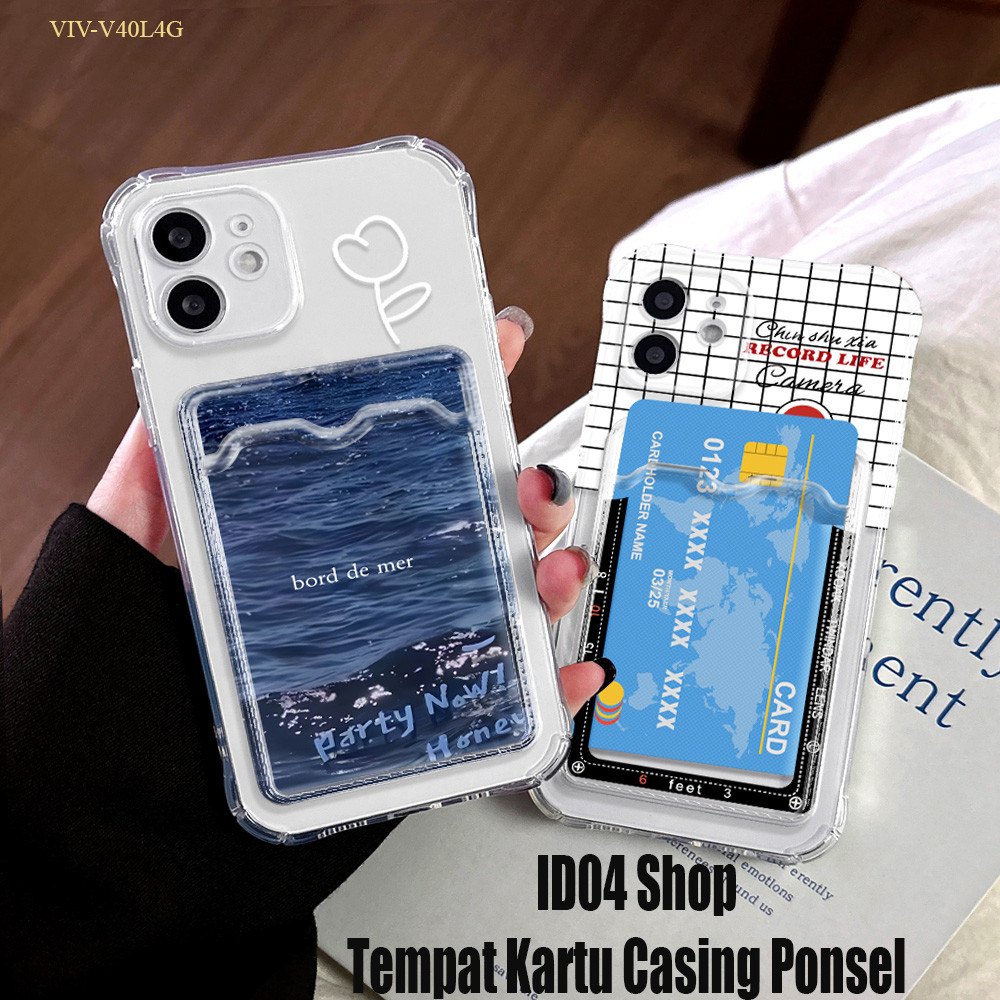 Casing Hp Untuk VIVO V40 Lite 4G 5G Phone Case Soft Cesing Cover Kotak Kartu KB04 1021