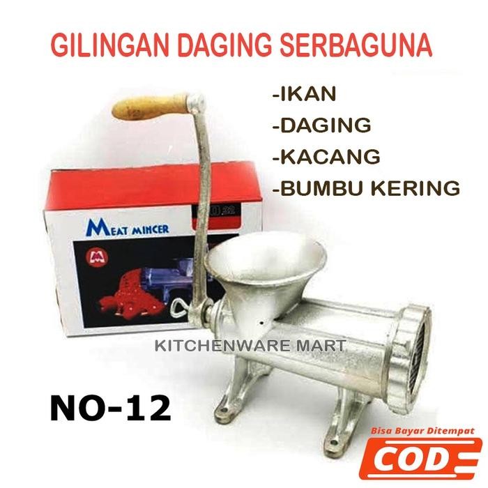 Gilingan Daging Serbaguna No 12- Gilingan Daging Gilingan Ikan Gilingan Bumbu - Gilingan Daging