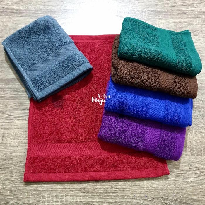 sapu tangan handuk kecil muka handuk wajah polos premium lembut *