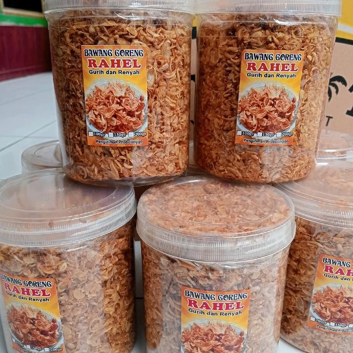 

New 200gr Bawang Goreng Probolinggo OriginalTtanpa Tepung Sudah Dispiner