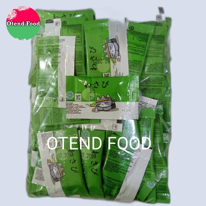 

New Wasabi sachet 50pcs / wasabi sachet ukuran 2.5gr/
