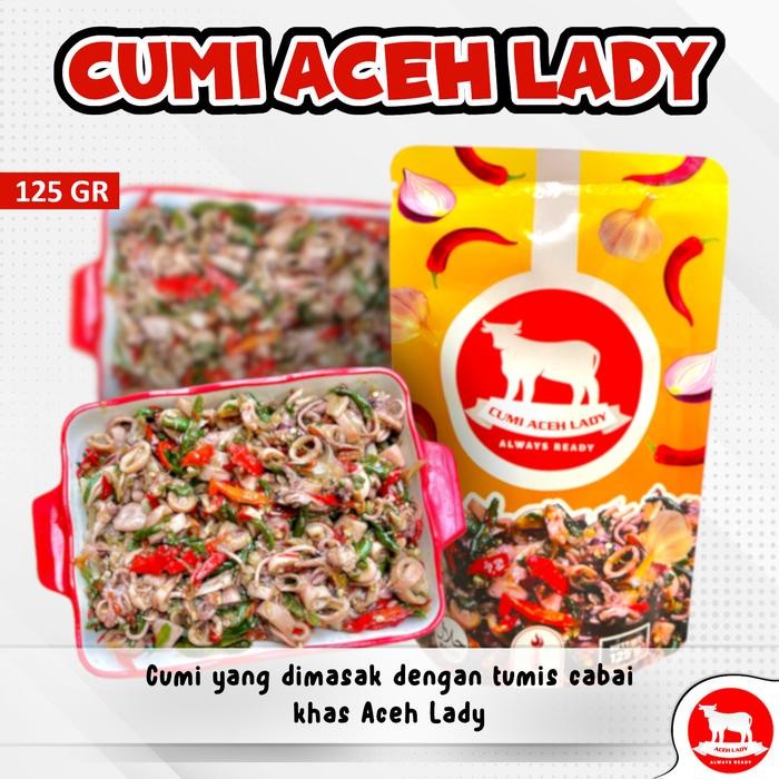 

New Cumi Aceh Lady / Tumis cabai khas rempah lady /Makanan Siap Saji / COD / Kirim Seluruh Indonesia