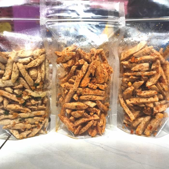 

New Basreng Kriuk Medok 100 gr /Pedas Daun Jeruk/Pedas Asin/Original