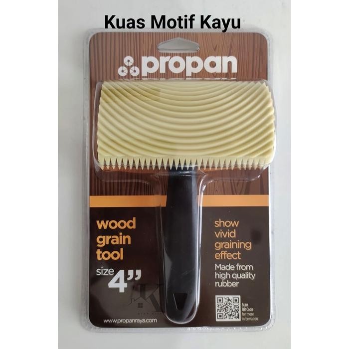 PREMIUM kuas motif kayu / kuas propan / wood grain rubber / kuas urat kayu