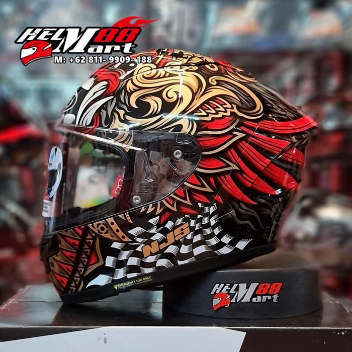 PREMIUM NJS ZX-1R BARONG (Gloss & Matt/Dop) - Helm NJS ZX1R ZX1 Flat Visor
