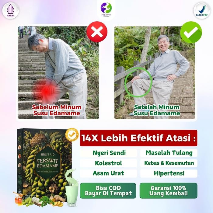 

PREMIUM Ferswit Susu Bubuk Edamame Jepang Pertama Di indonesia - Diformulasikan Untuk Kolesterol