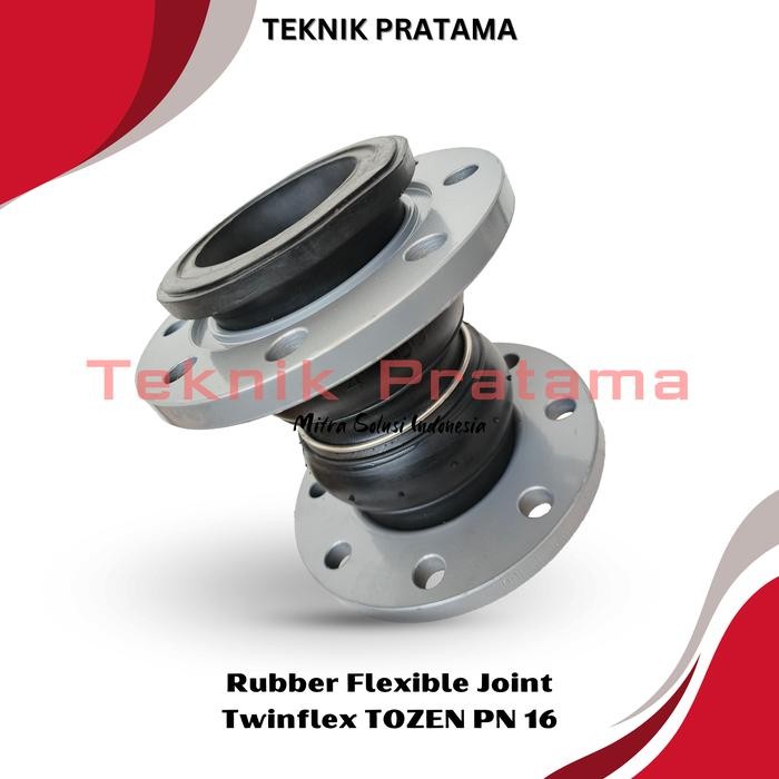 PREMIUM 3" Rubber Flexible Joint Twinflex TOZEN PN 16 Size 3 Inch